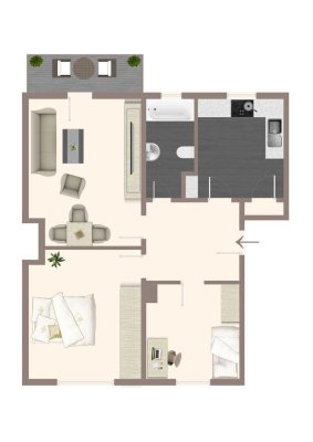 Eigentumswohnung Buntentorsteinweg mit Balkon (WE 2 oder WE 4)