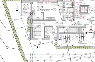 Moderne Erdgeschosswohnung mit Garten in Geldern
