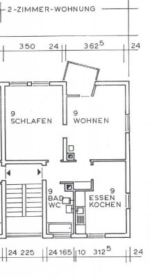 2-Raum-Citywohnung in Heilbronn in Renovierung