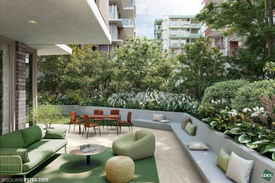 URBAN DAHEIM | Gartenwohnung mit großzügiger Terrasse und drei Zimmern
