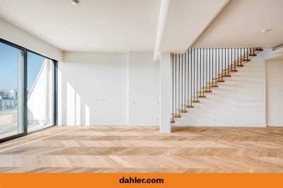 Luxuriöses Wohnen auf höchstem Niveau: Neubau Penthouse mit Aufdachterrasse und 360 Grad Weitblick