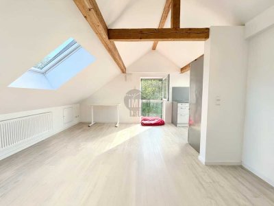 KERNSANIERTE DG-WOHNUNG MIT DACHCHARME UND EINBAUKÜCHE