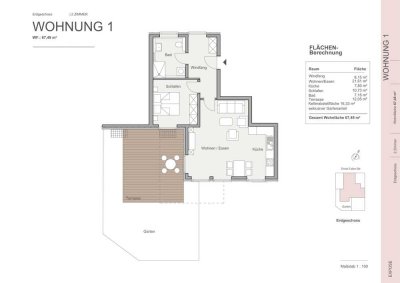 *Neubau/Erstbezug* Barrierefreie 2-Zimmer Wohnung mit Terrasse in Erfurt-Johannesvorstadt