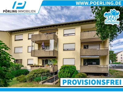 Modernisierte Eigentumswohnung mit Balkon + eigener Heizung - Erdgeschoss + PROVISIONSFREI