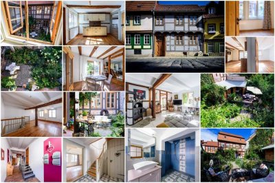 Zwei Fachwerkjuwelen mit Geschichte und Gartenidylle – mitten im UNESCO-Welterbe Quedlinburg