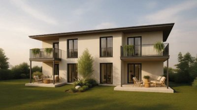 Barrierefreie Wohnung im modernen Holzhaus