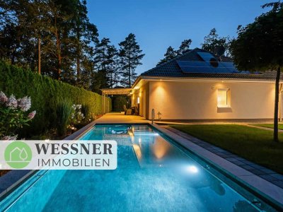 Exklusiver Bungalow mit Pool in Seenähe! – Energieeffizient (A+) und höchster Wohnkomfort