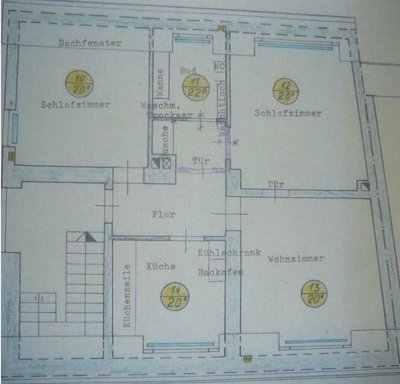 700 € - 73 m² - 3.0 Zi. schöne Dachgeschosswohnung Kasel