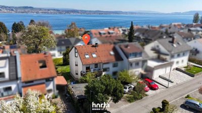 Bezugsfreie, renovierungsbedürftige 4,5-Zimmer-Wohnung mit Außenstellplatz in KN-Dingelsdorf