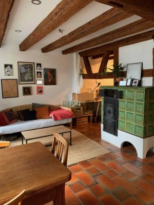 Modernisierte 2-Raum-Wohnung in Vaihingen/Enz in denkmalgeschütztem Fachwerkhaus