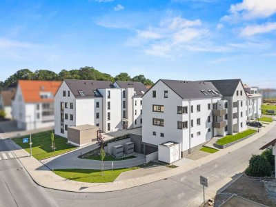 Praktisches Wohnen im EG: 2-Zimmer-Wohnung mit Terrasse und Gartenanteil in Achstetten