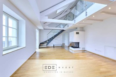 Sensationelle Altbau-Dachgeschosswohnung in idylischer Lage von Schäftlarn!