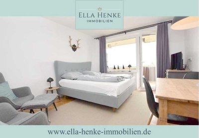 Schöne, modern ausgestattete Ferienwohnung mit Balkon + Stellplatz.