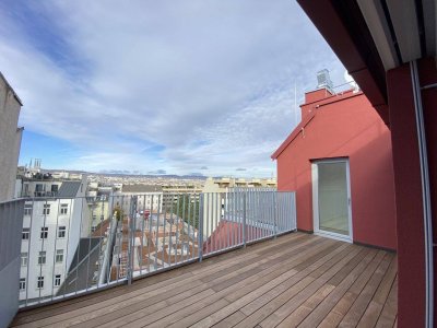 Pauschalmiete inklusive Warmwasser &amp; Heizung - Moderne 3-Zimmer-Wohnung mit traumhafter Terrasse - Stilvolle Ausstattung - Klimaanlage