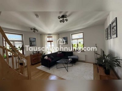Tauschwohnung: Helle und ruhige Maisonettewohnung im Zentrum-West