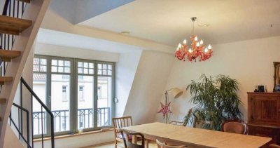 Exklusive 3-Raum-Maisonette-Wohnung mit Balkon und Einbauküche in Ludwigshafen am Rhein