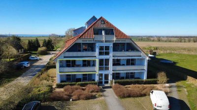 Wohlfühlwohnung 96m² am Kleinen Haff auf Usedom mit Balkon in ruhiger Lage