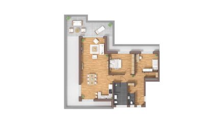 Luxus-Penthaus-Wohnung mit gehobener Innenausstattung in Brüggen