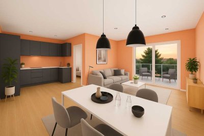 Modern & grün: 2 Zimmer mit Garten