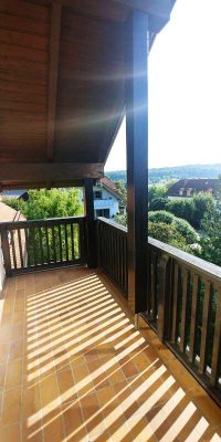 Naturnahe 1-Zi.-Wohnung mit Balkon und Ausblick