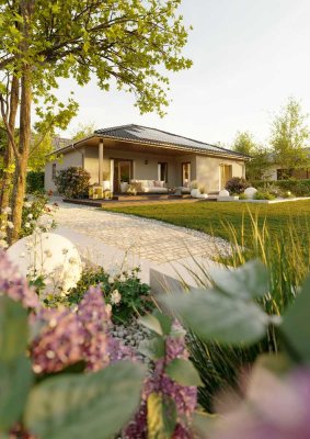 Der Bungalow mit der charmanten Form – ausgefallen und praktisch in Rotenburg an der Fulda