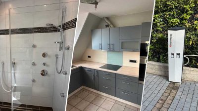 Luxus 3-Zimmer-Dachgeschosswohnung mit tollem Ausblick und Sauna