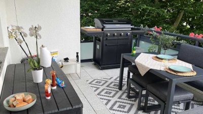 Helle, moderne Neubau-Wohnung mit 4 Zimmern und großem Balkon in Mülheim-Dümpten