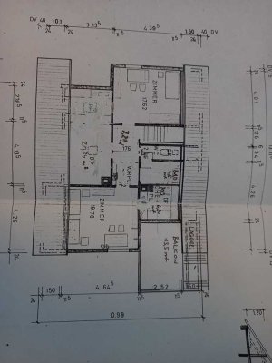 3-Zimmer Dachgeschosswohnung in Obereisesheim mit Balkon