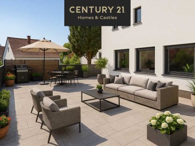 Urbanes Wohnen mit Loft-Charakter – stilvolle Wohnung mit großer Terrasse im Herzen von Neunkirchen