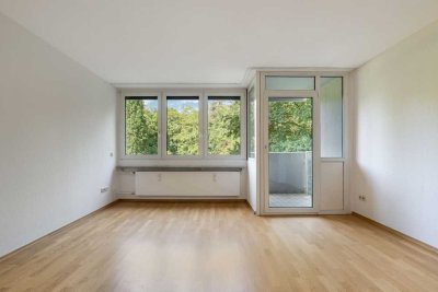 Lebensnah & barrierefrei – 2-Zimmer-Wohnung mit doppeltem Balkon-Genuss