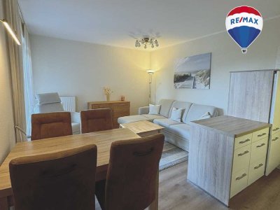 Gepflegte 2 Zimmer-Wohnung mit großer Loggia im HAUS MEERESBLICK in Kellenhusen!