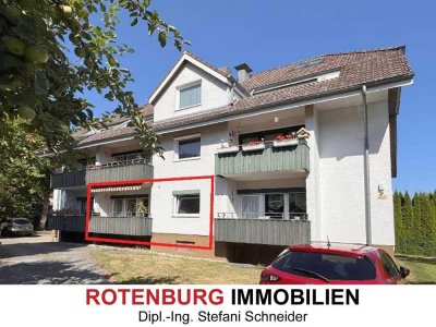 2-Zimmer-Erdgeschoß-Wohnung mit Balkon in bester Stadtlage in Rotenburg