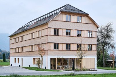 Exklusive 3-Zimmer-Wohnung mit Terrasse und traumhaftem Bergblick in Lingenau zum Kauf