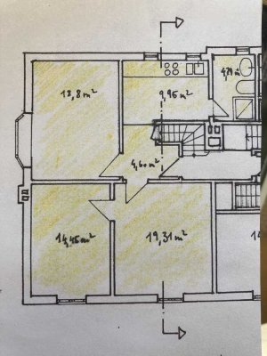 Helle 3-Zimmer Altbauwohnung in Potsdam-Babelsberg Süd, 1. OG