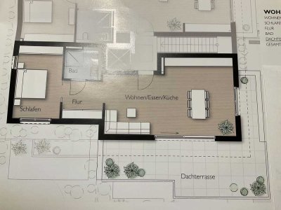 Erstbezug Penthouse mit 2 Zimmern - SENIORENGERECHT