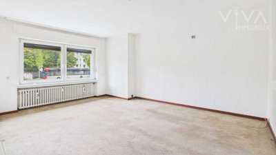 Doppelpack: 3 Zimmer + Apartment mit Balkon und Gartenzugang – bereit zur Sanierung