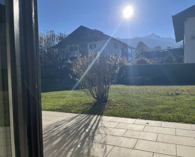 Erdgeschosswhg.*2 Zimmer+Terrasse+Tg-Platz*Partenkirchen*Kliniknähe