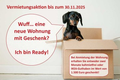 Vermietungsaktion bis 30.11.2025 - Kernsanierte 6-Raumwohnung + Balkon + zwei Bäder +EBK-Option!