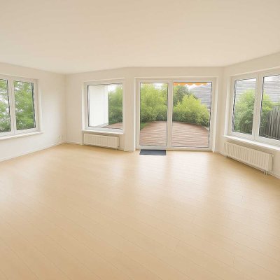 Frisch sanierte 2 Zimmer Terrassenwohnung + großes Durchgangszimmer in Königstein in Feldrandlage