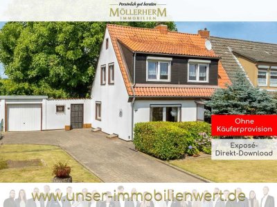 Platz für Familie, Hobby und Freizeit
Doppelhaushälfte mit Anbau, großem Grundstück und Garage