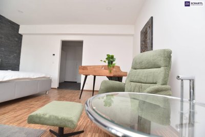 Entzückende, moderne, vollmöblierte Garconniere mit 40m² - 3D-Rundgang vorhanden!