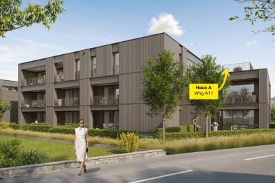 4-Zimmer-Dachgeschosswohnung mit traumhafter Terrasse | A11