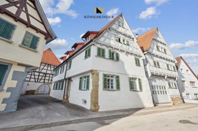 Kapitalanlage oder Zuhause? Maisonette mit Charakter im Denkmalensemble im Ortskern