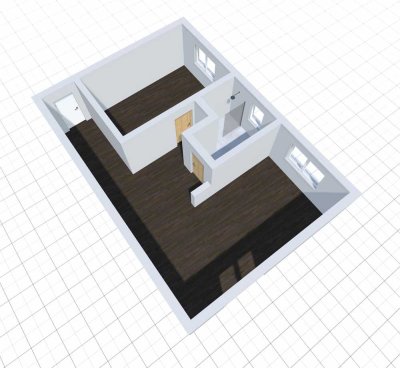 Helle 2-Zimmer-Wohnung in Waghäusel-Wiesental, neues Bad, frei ab sofort