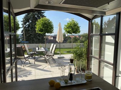 Exklusive Erdgeschosswohnung mit großer Terrasse und eigenem Garten in Dillingen zu vermieten