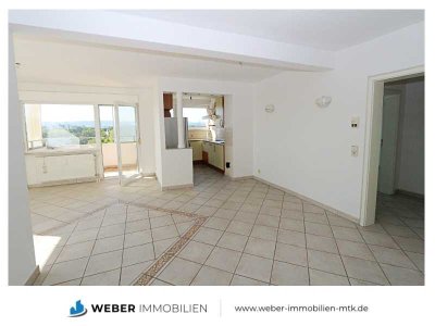 LUFTIGE 2 ZKB mit halboffener Küche, TAGESLICHT-Bad, 2 Balkonen und TG-Stellplatz