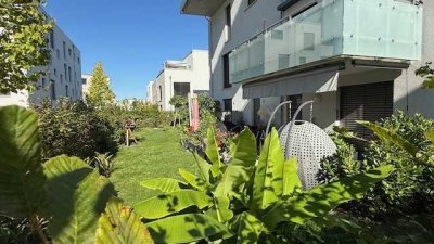 Franklin - Moderne 3 Zimmer Erdgeschoss-Wohnung mit ca. 150 m² Garten