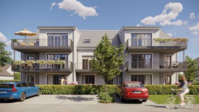 Sonnige Wohnung mit Süd-Balkon in Top-Lage | Qualitätvolles Wohnquartier im Herzen Weilheims
