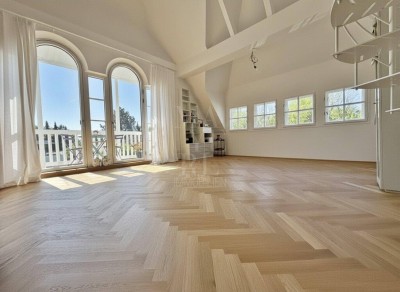 Dachterrassenwohnung mit Weitblick und Altbaucharme - Zweitbezug nach Total-Sanierung