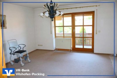 Wohnen im ruhigen Örtchen Egglfing am Inn: 2-Zimmer-Wohnung mit Potenzial!